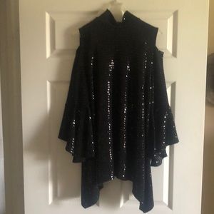 Connie K cold shoulder top.